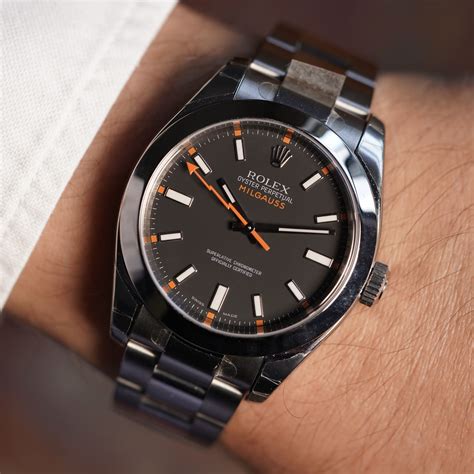 rolex milgauss black